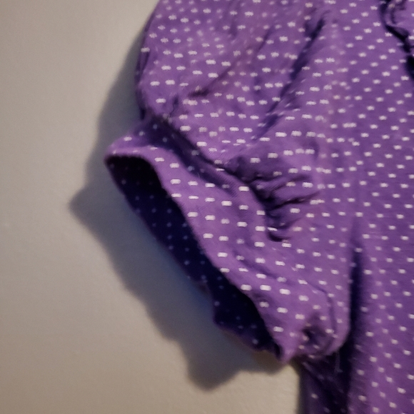 Urban Behavior Purple Polkadotted Shirt - Size M - Picture 6 of 8